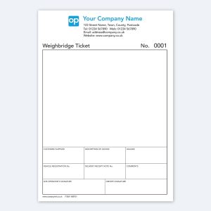 Weighbridge Ticket